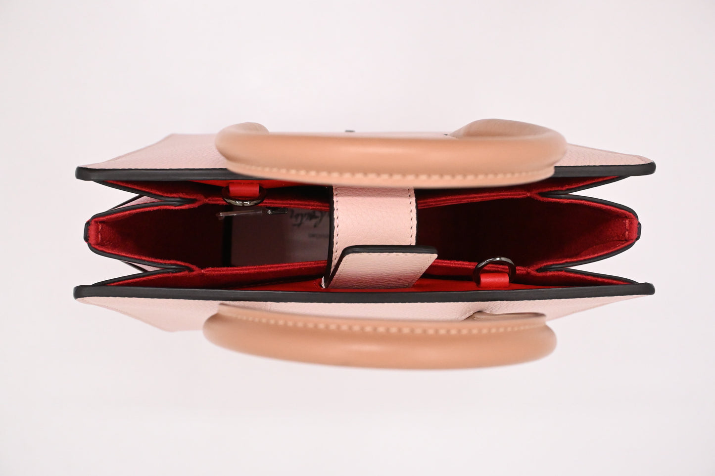 Louboutin Paloma 2way Bag in Pink, Red and Beige Leather
