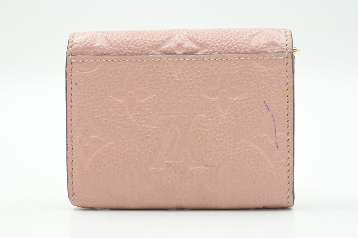 Louis Vuitton Zoe Wallet in Rose Poudre Empreinte Leather