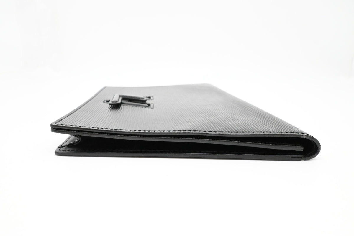 Louis Vuitton Trapeze Clutch in Black Epi Leather