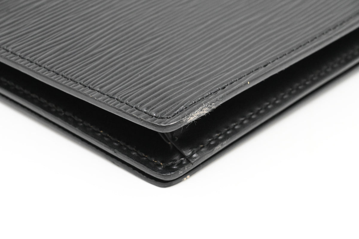 Louis Vuitton Trapeze Clutch in Black Epi Leather