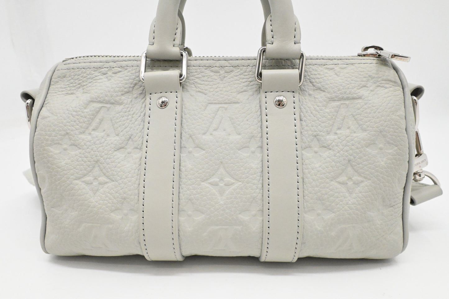 Louis Vuitton Keepall XS in Mineral Gray Taurillon Leather