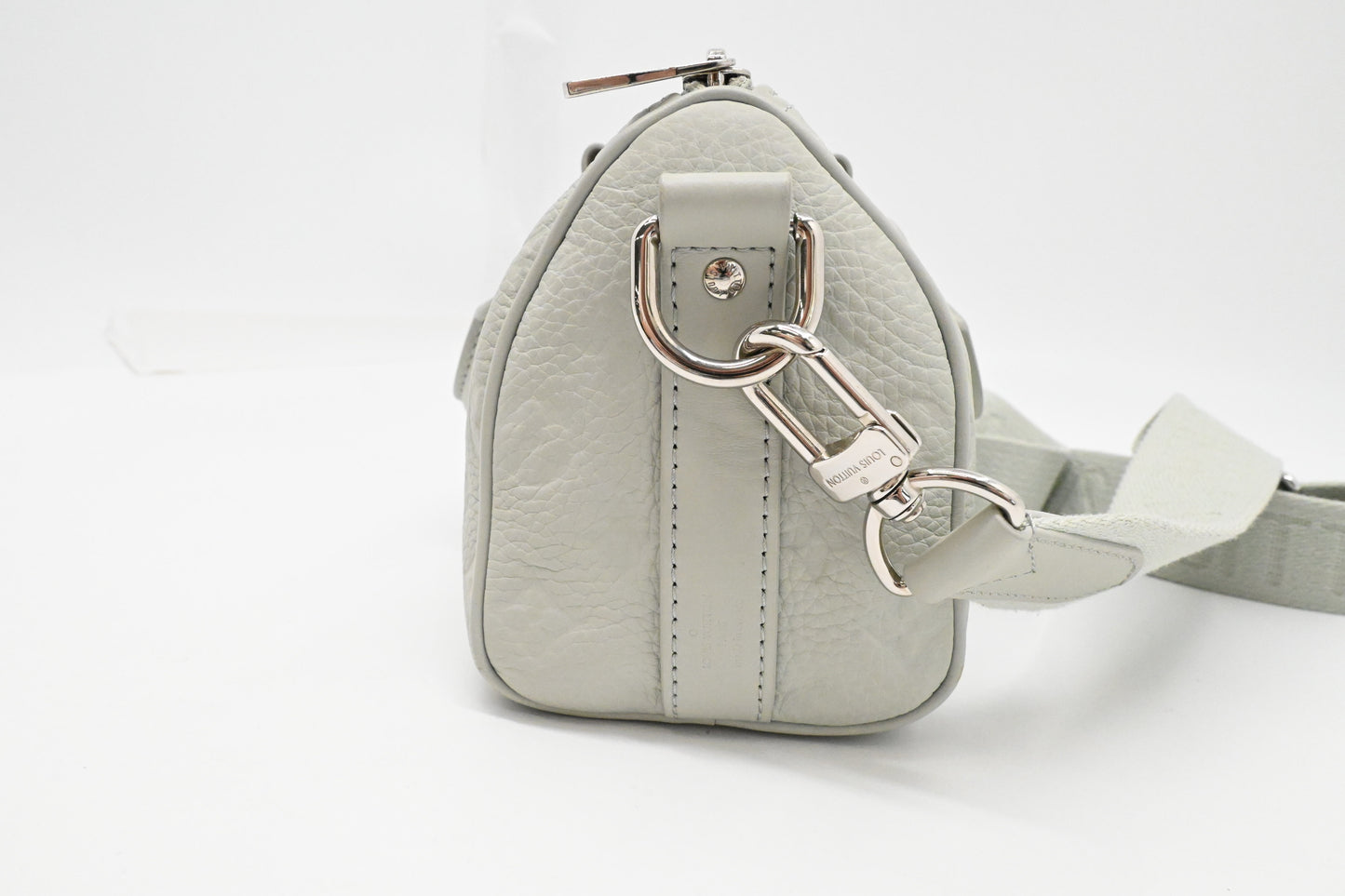 Louis Vuitton Keepall XS in Mineral Gray Taurillon Leather