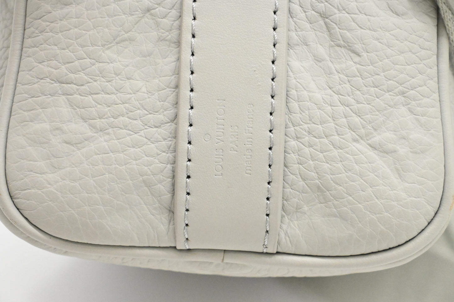 Louis Vuitton Keepall XS in Mineral Gray Taurillon Leather