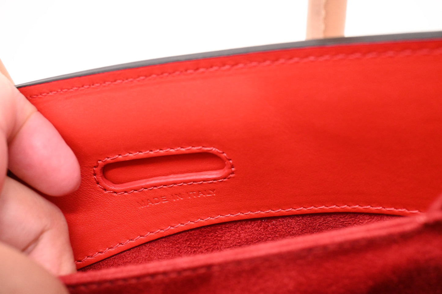 Louboutin Paloma 2way Bag in Pink, Red and Beige Leather