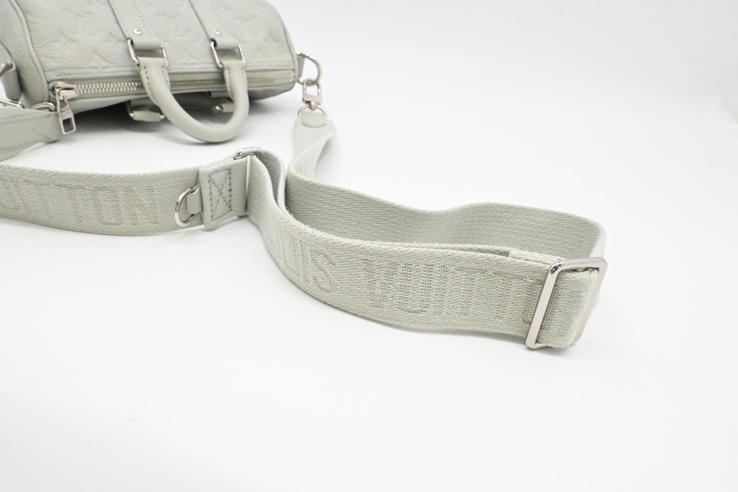 Louis Vuitton Keepall XS in Mineral Gray Taurillon Leather
