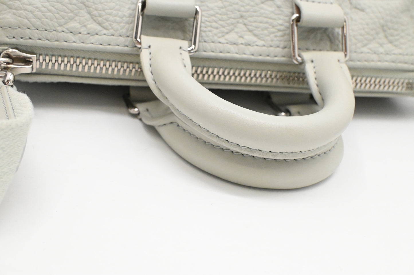 Louis Vuitton Keepall XS in Mineral Gray Taurillon Leather