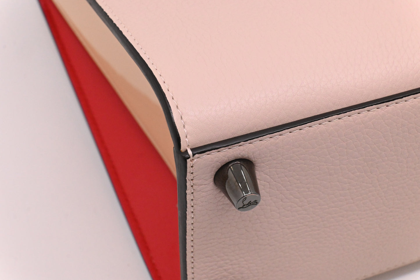 Louboutin Paloma 2way Bag in Pink, Red and Beige Leather