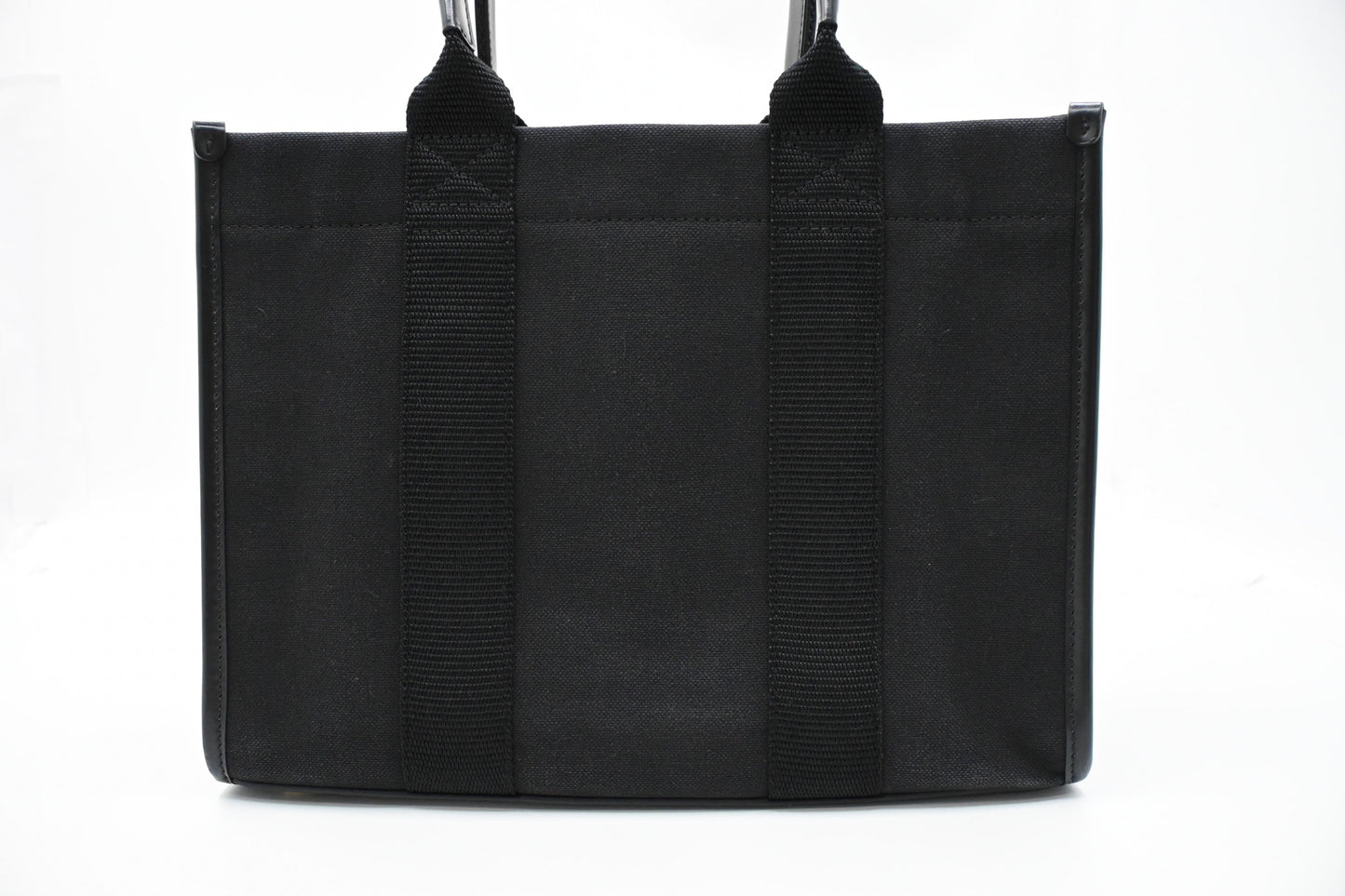 Balenciaga Hardware Small Tote Bag in Black Canvas