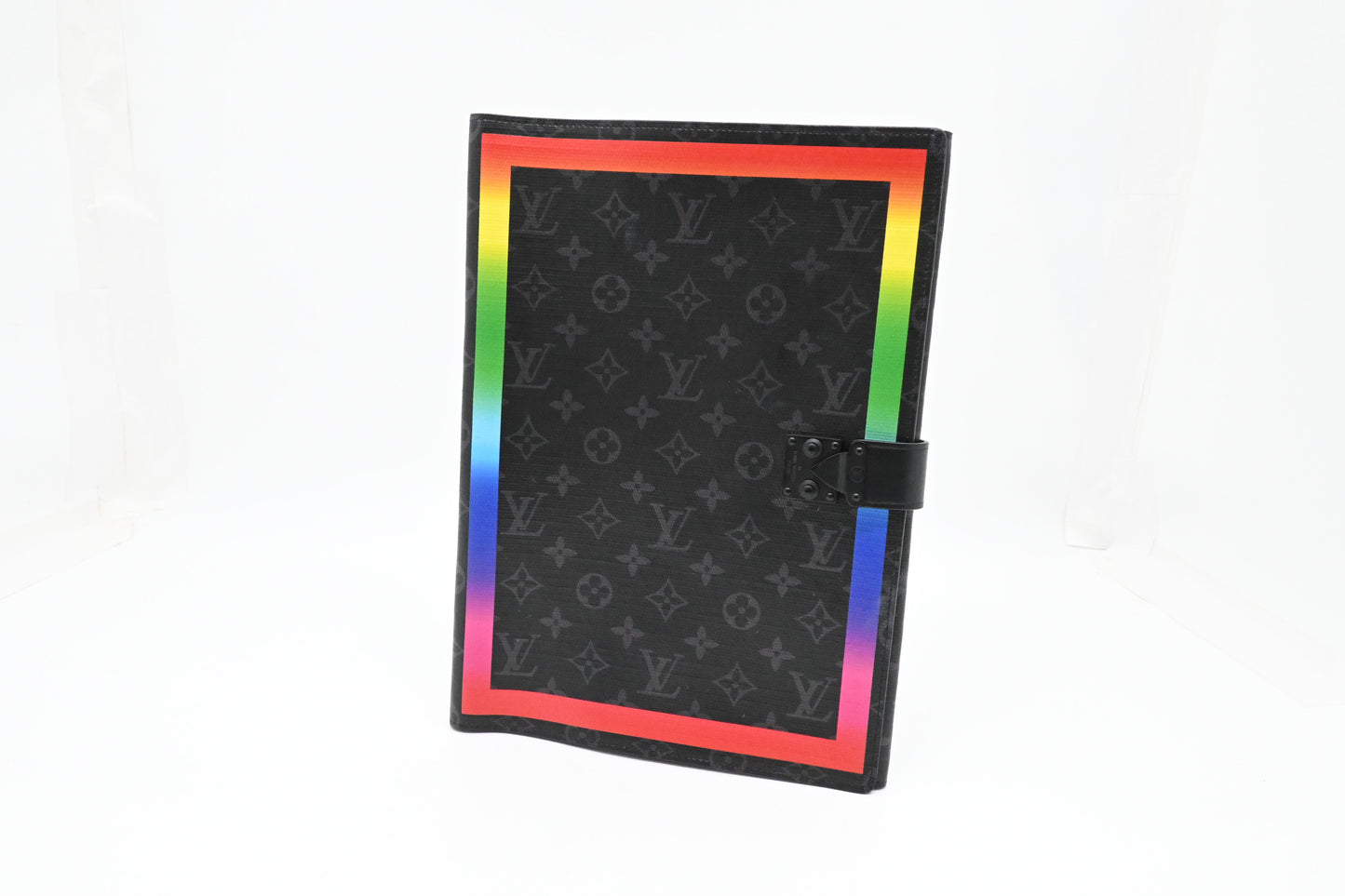 Louis Vuitton Frank Folder GM in Rainbow Eclipse Monogram Canvas