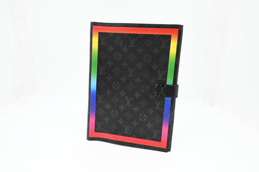 Louis Vuitton Frank Folder GM in Rainbow Eclipse Monogram Canvas