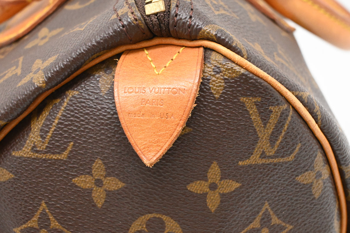 Louis Vuitton Speedy 30 in Monogram Canvas