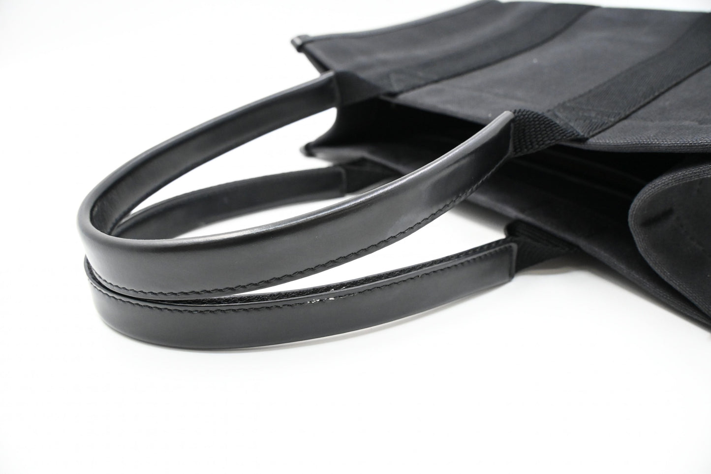 Balenciaga Hardware Small Tote Bag in Black Canvas