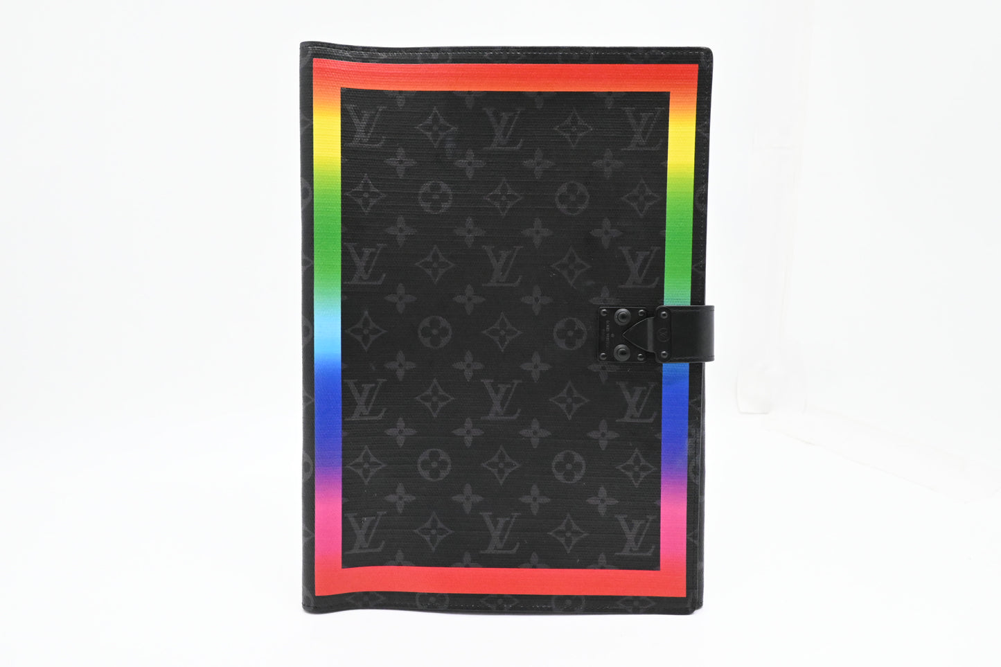 Louis Vuitton Frank Folder GM in Rainbow Eclipse Monogram Canvas