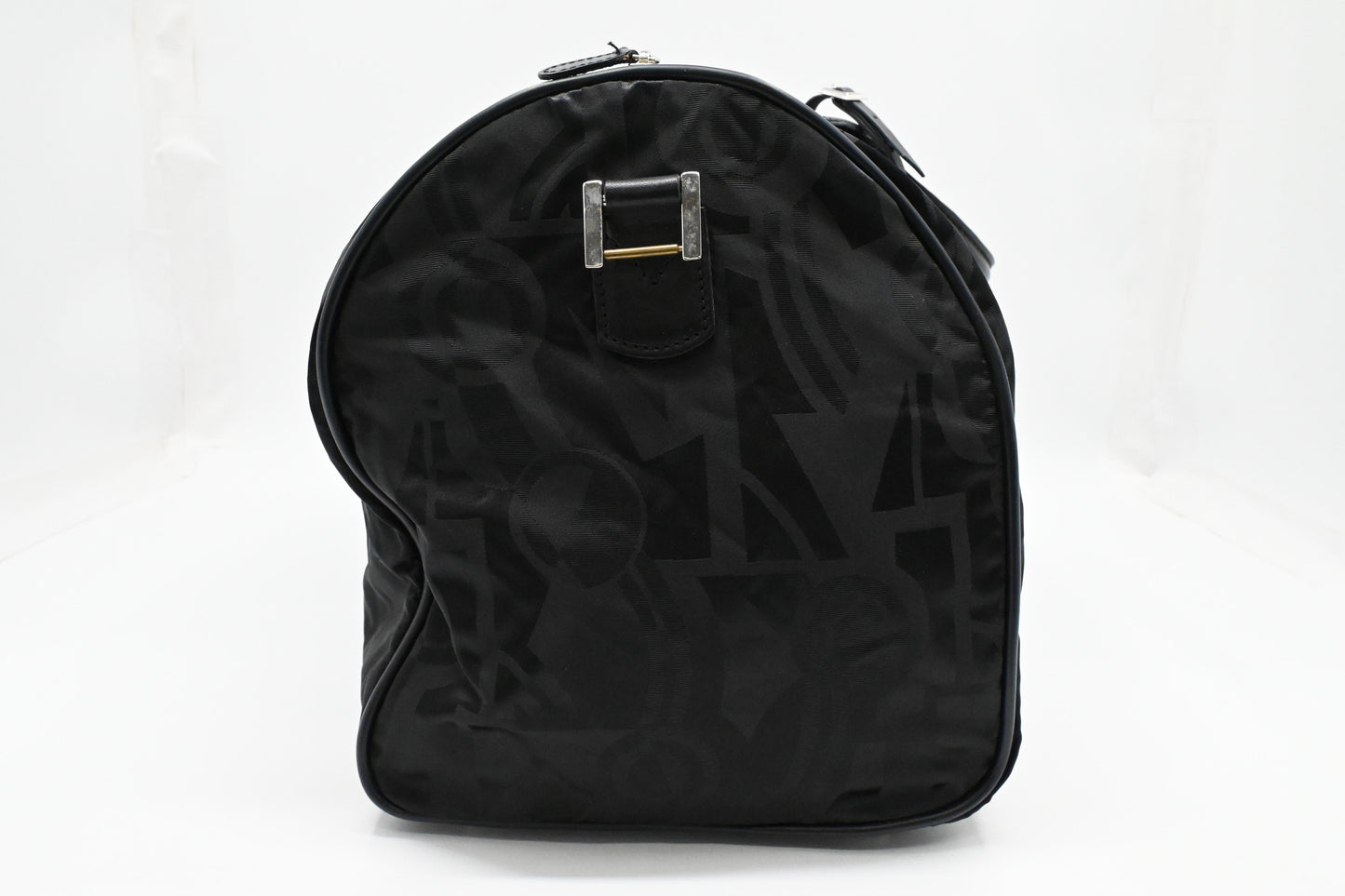 Ferragamo Duffle Bag in Black Canvas