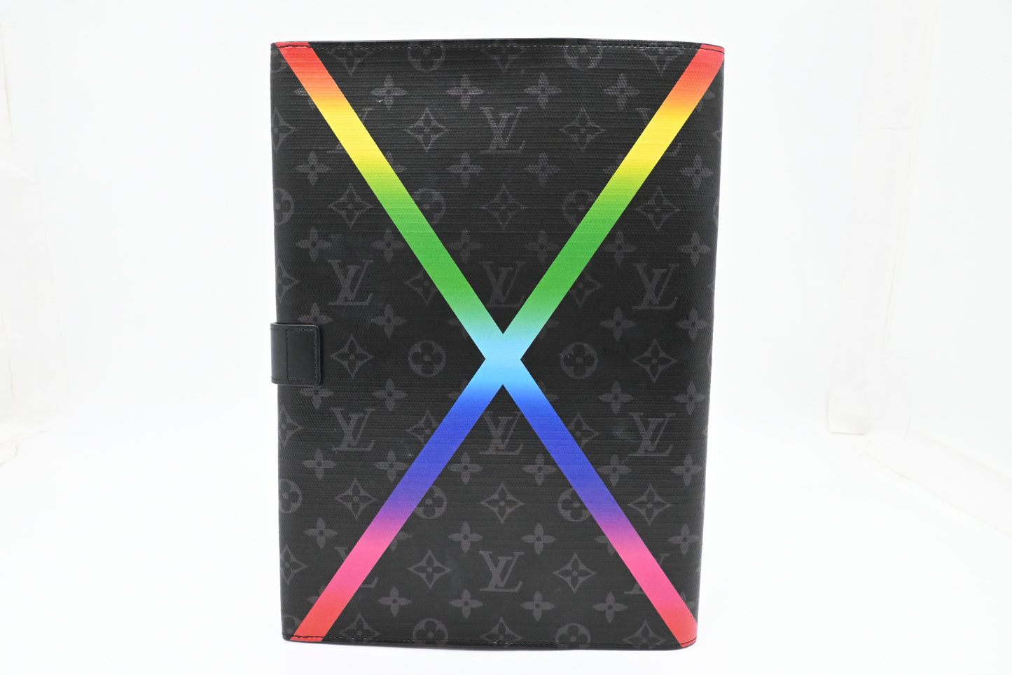 Louis Vuitton Frank Folder GM in Rainbow Eclipse Monogram Canvas