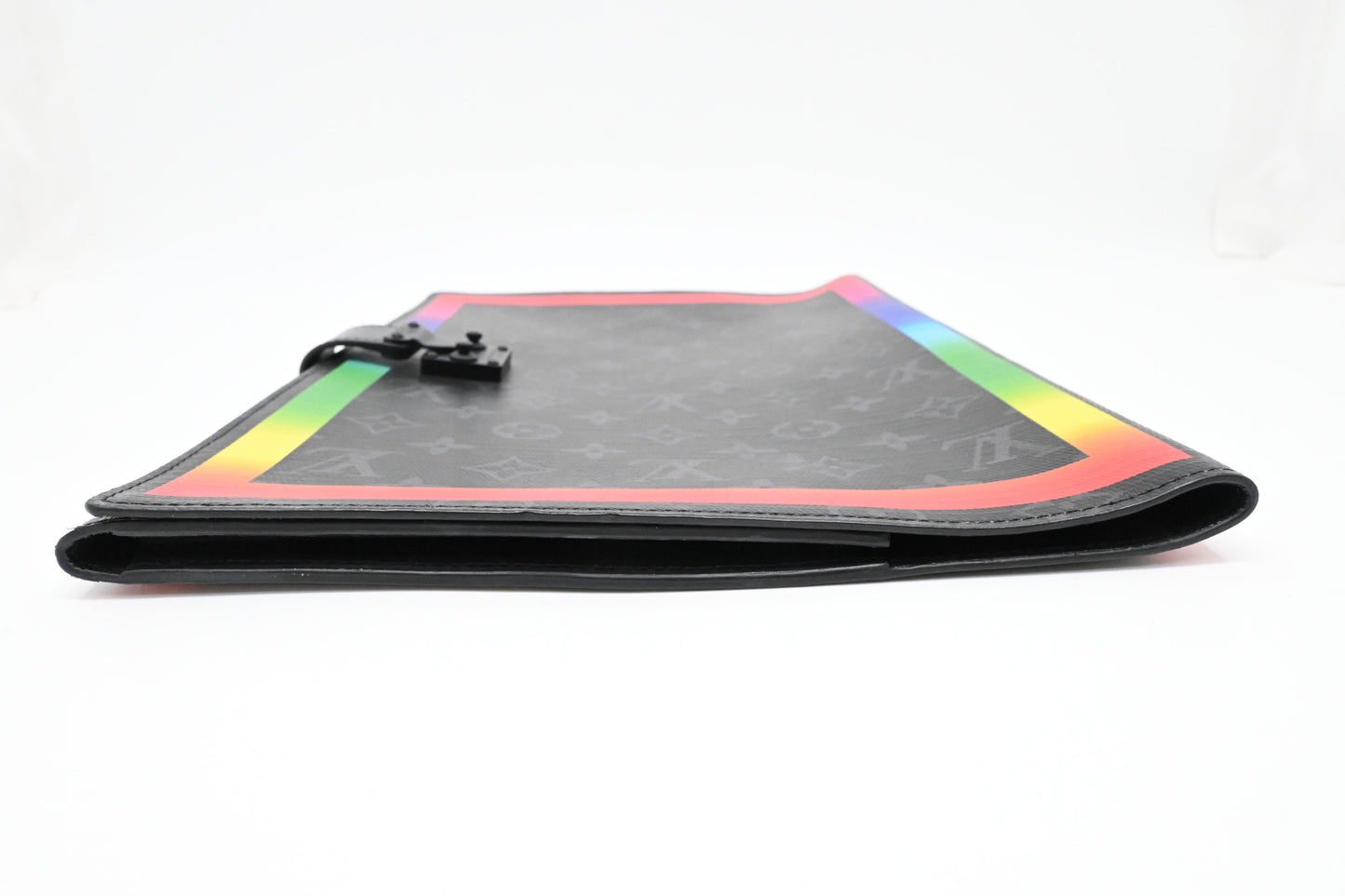 Louis Vuitton Frank Folder GM in Rainbow Eclipse Monogram Canvas