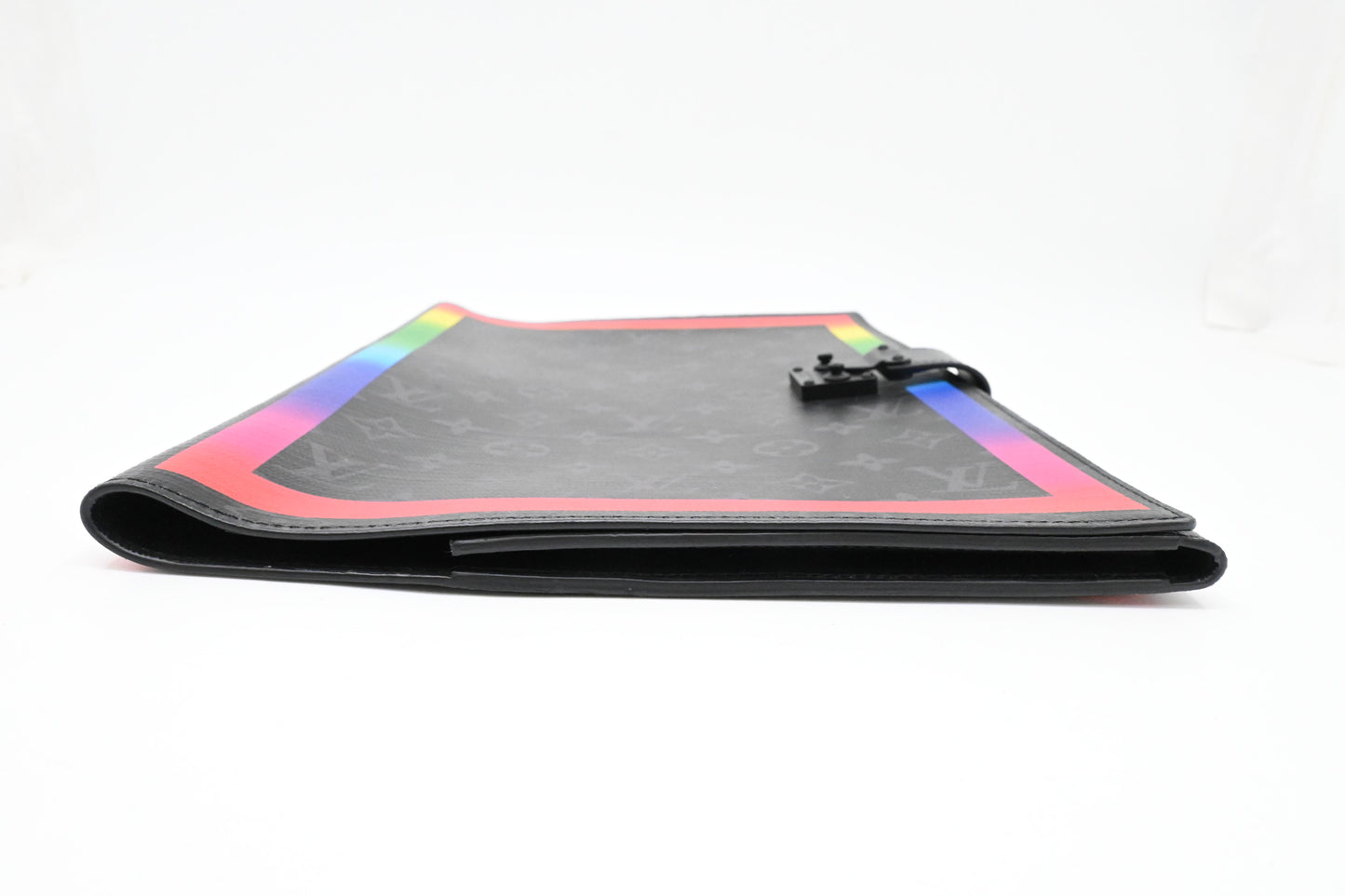 Louis Vuitton Frank Folder GM in Rainbow Eclipse Monogram Canvas