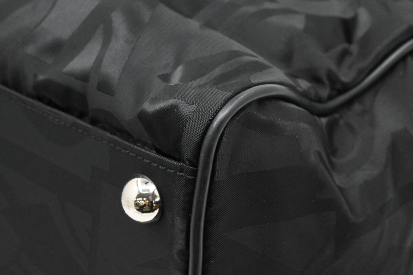 Ferragamo Duffle Bag in Black Canvas