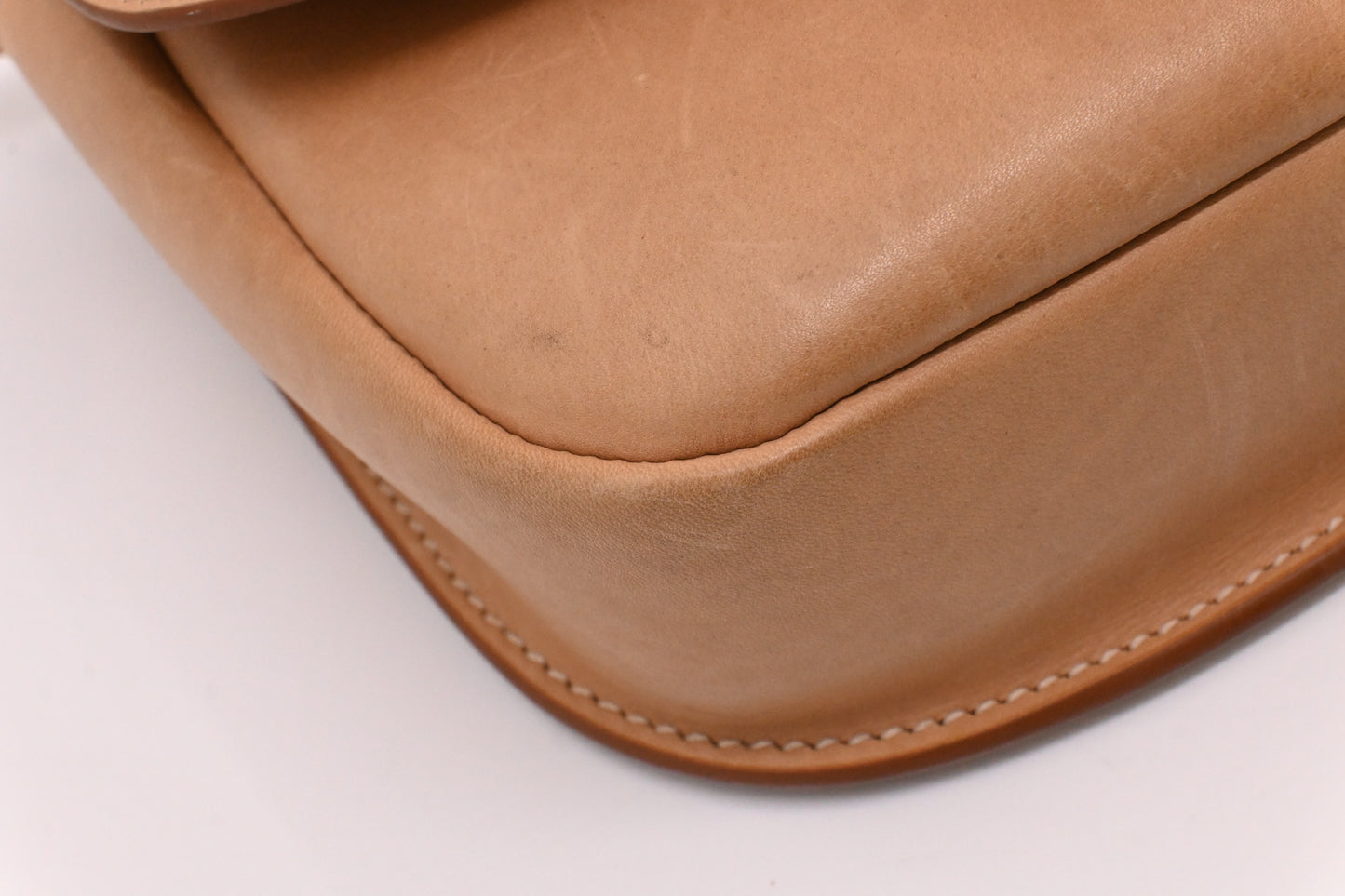 YSL Saint Laurent Kaia Crossbody Bag in Beige Leather and Canvas