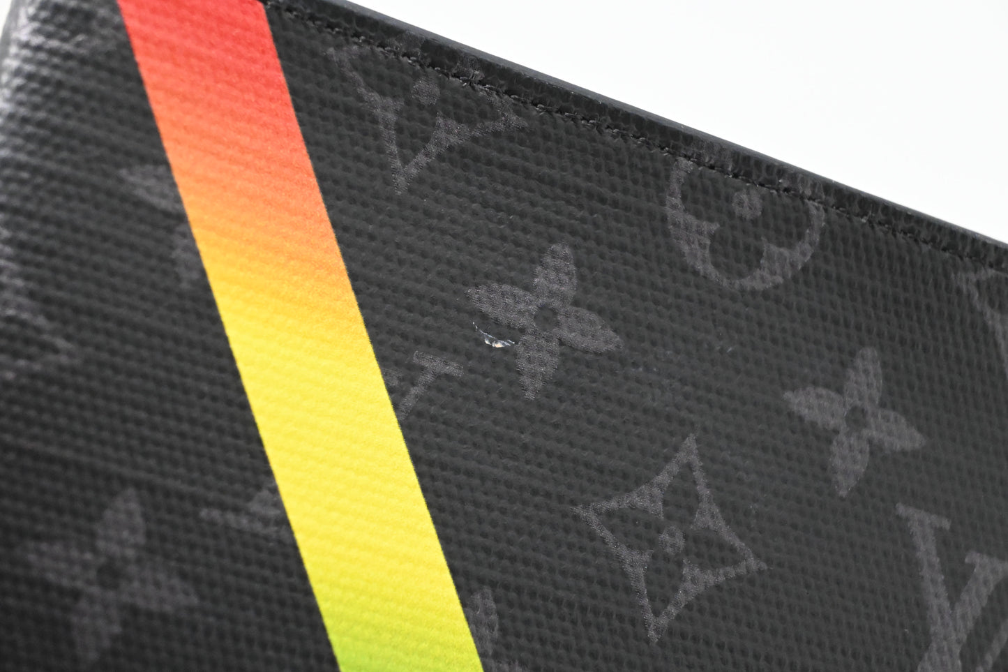 Louis Vuitton Frank Folder GM in Rainbow Eclipse Monogram Canvas