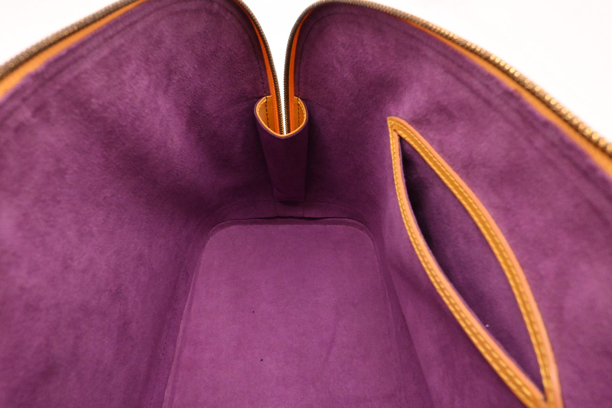 Louis Vuitton Alma in Yellow Epi Leather