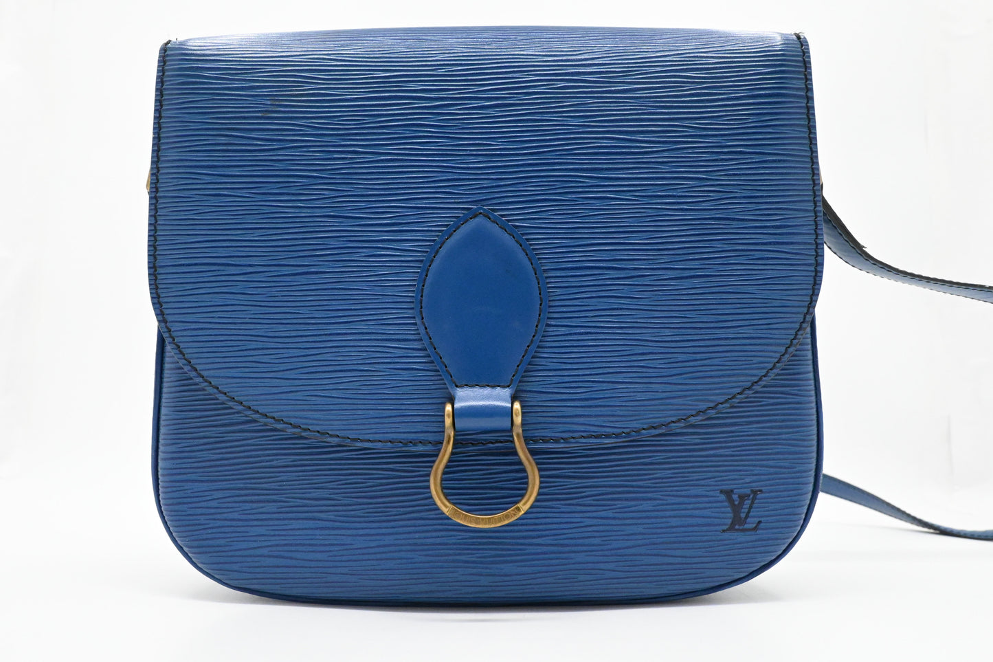 Louis Vuitton Saint Cloud in Blue Epi Leather
