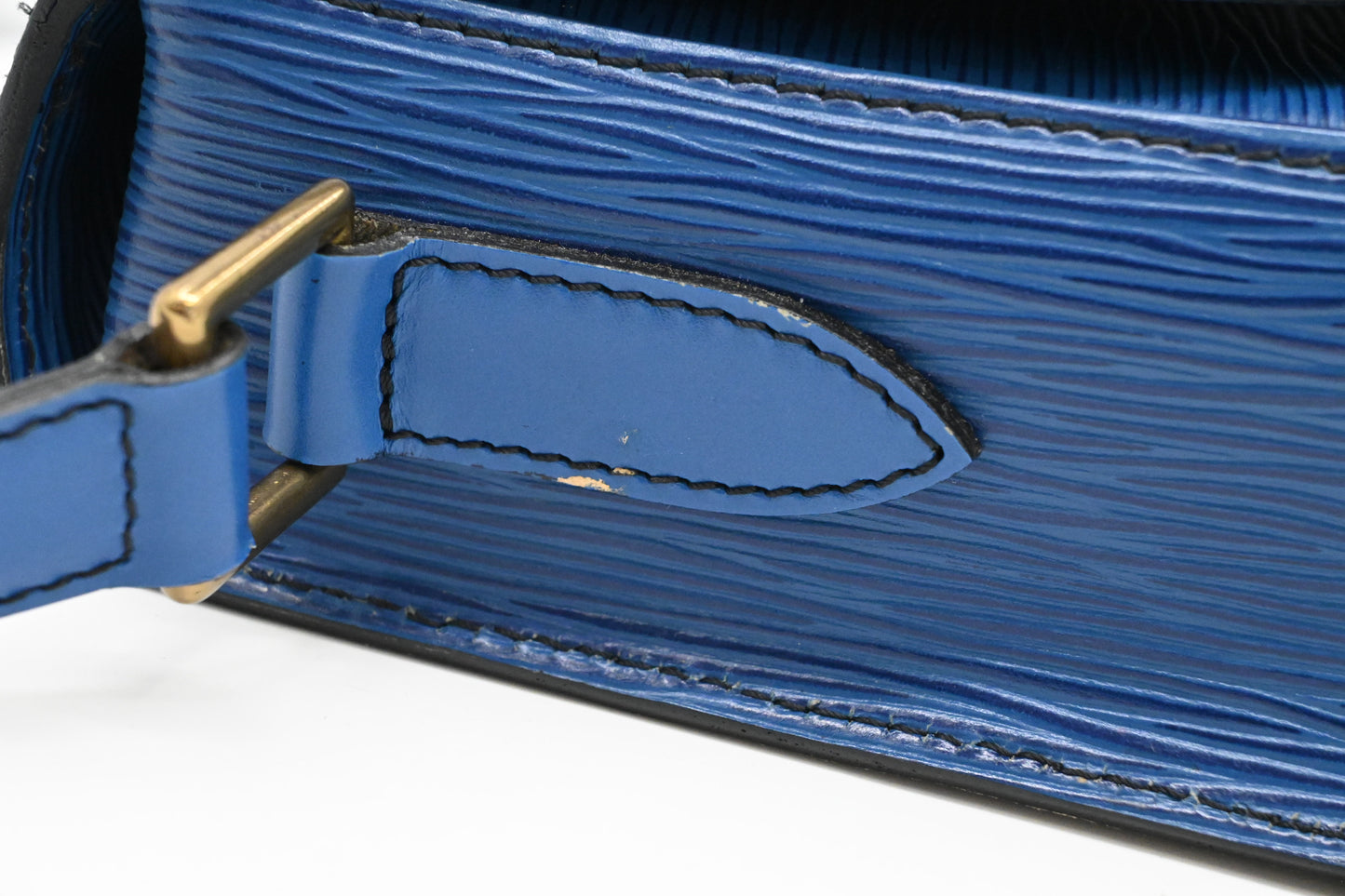 Louis Vuitton Saint Cloud in Blue Epi Leather