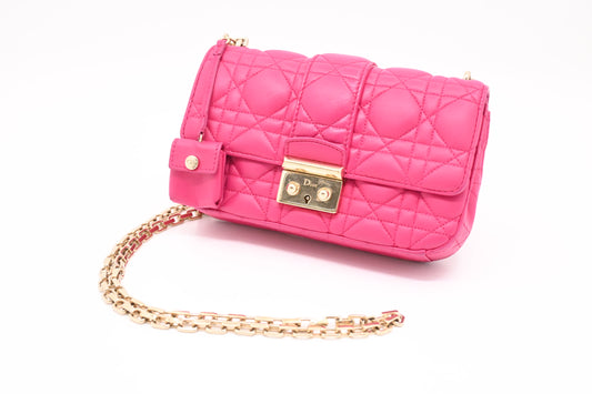 Dior Miss Dior Promenade in Pink Cannage Leather