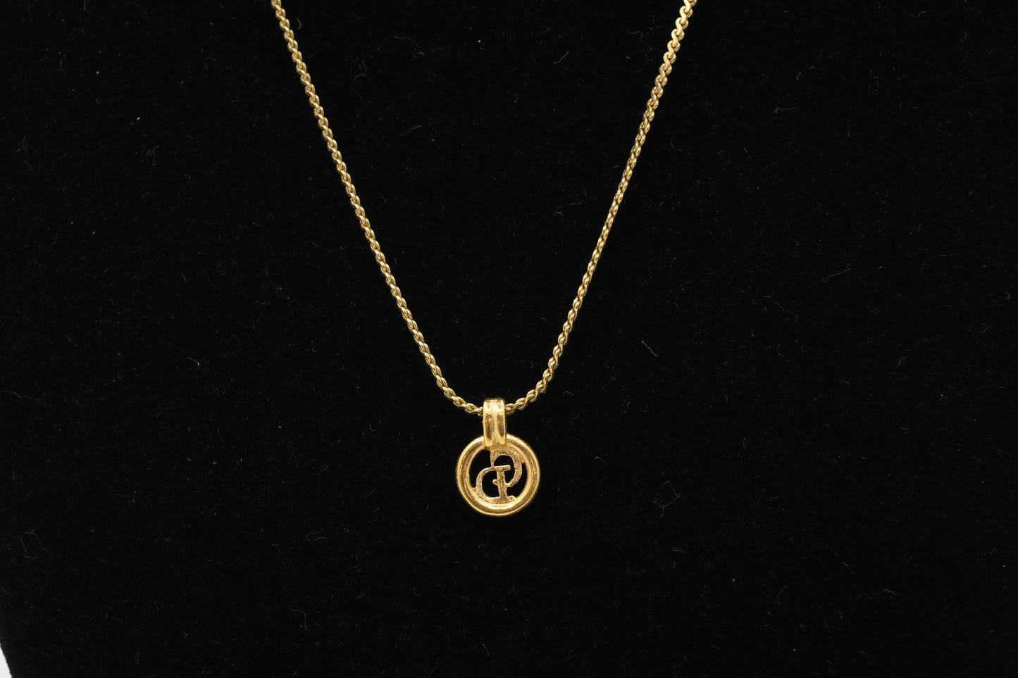 Dior Mini CD Necklace