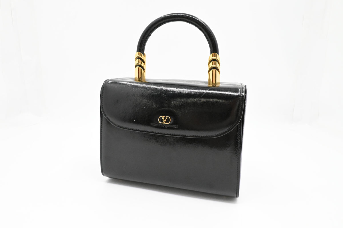 Valentino Vanity in Black Leather