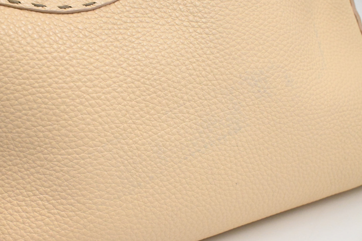 Fendi Selleria Crossbody in Cream Leather