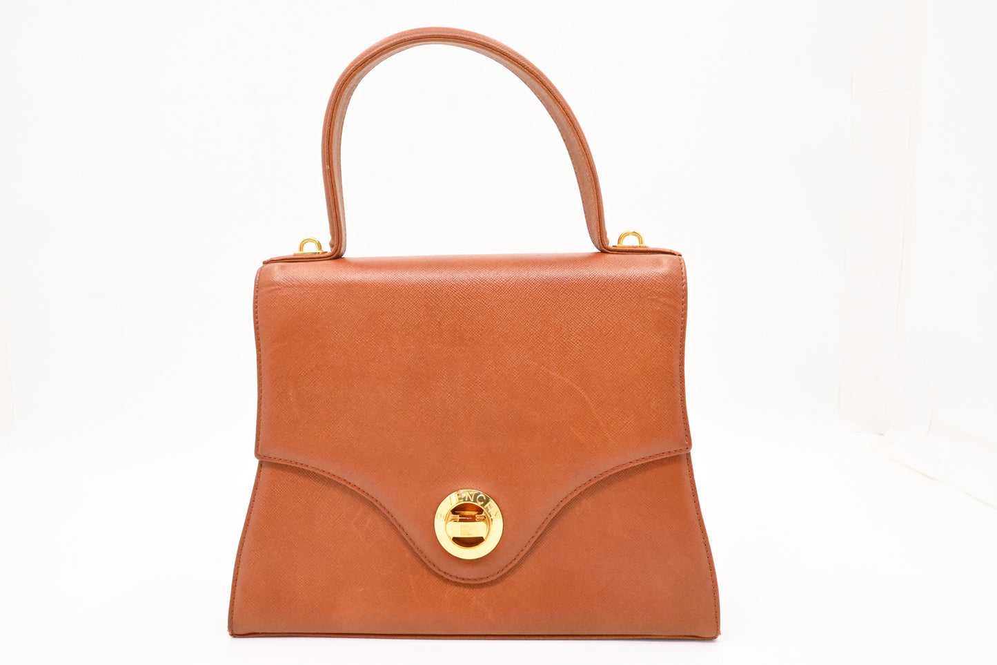 Givenchy Top Handle Bag in Brown Leather