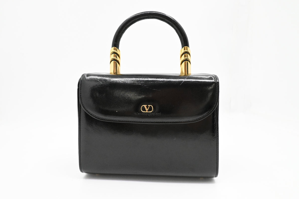 Valentino Vanity in Black Leather