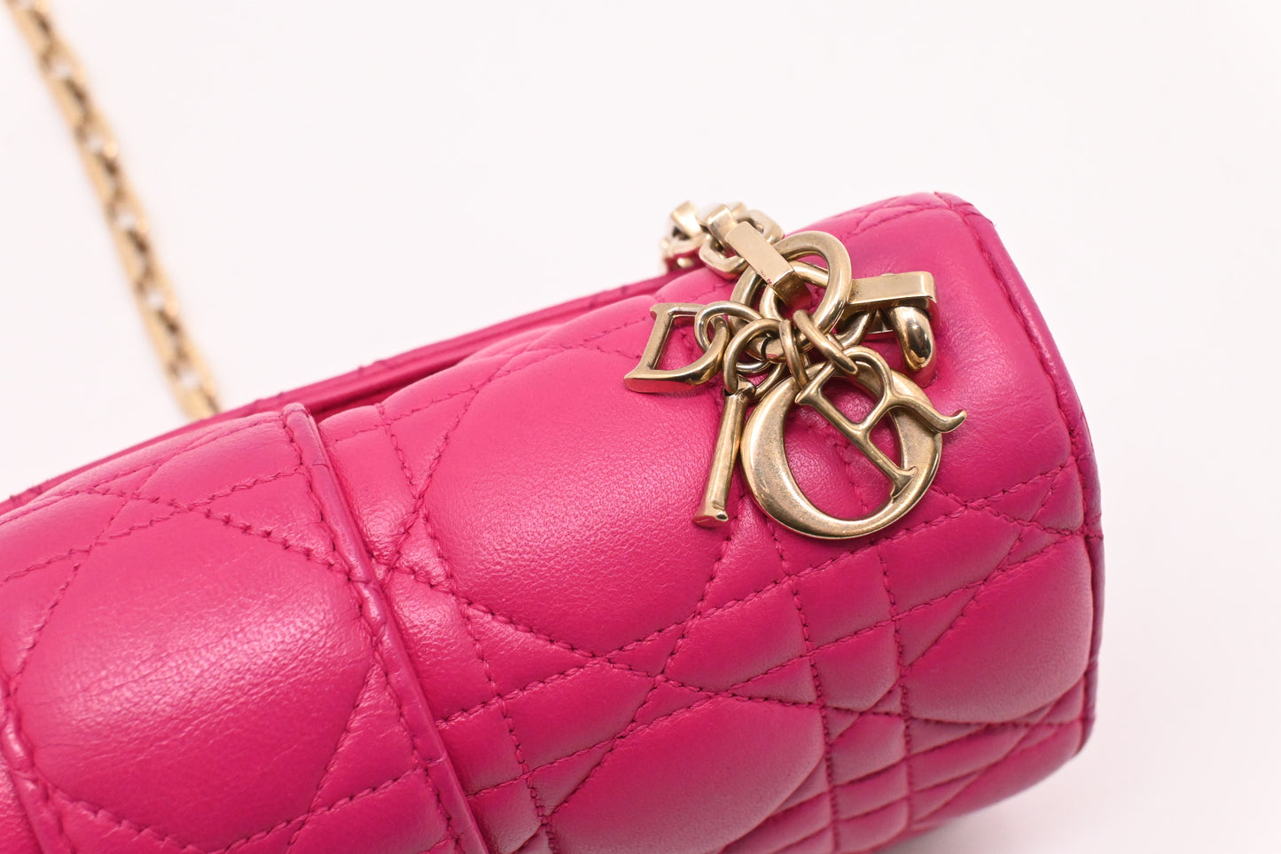 Dior Miss Dior Promenade in Pink Cannage Leather