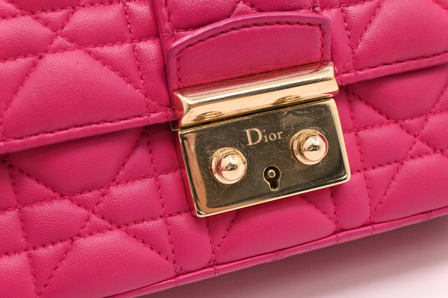 Dior Miss Dior Promenade in Pink Cannage Leather