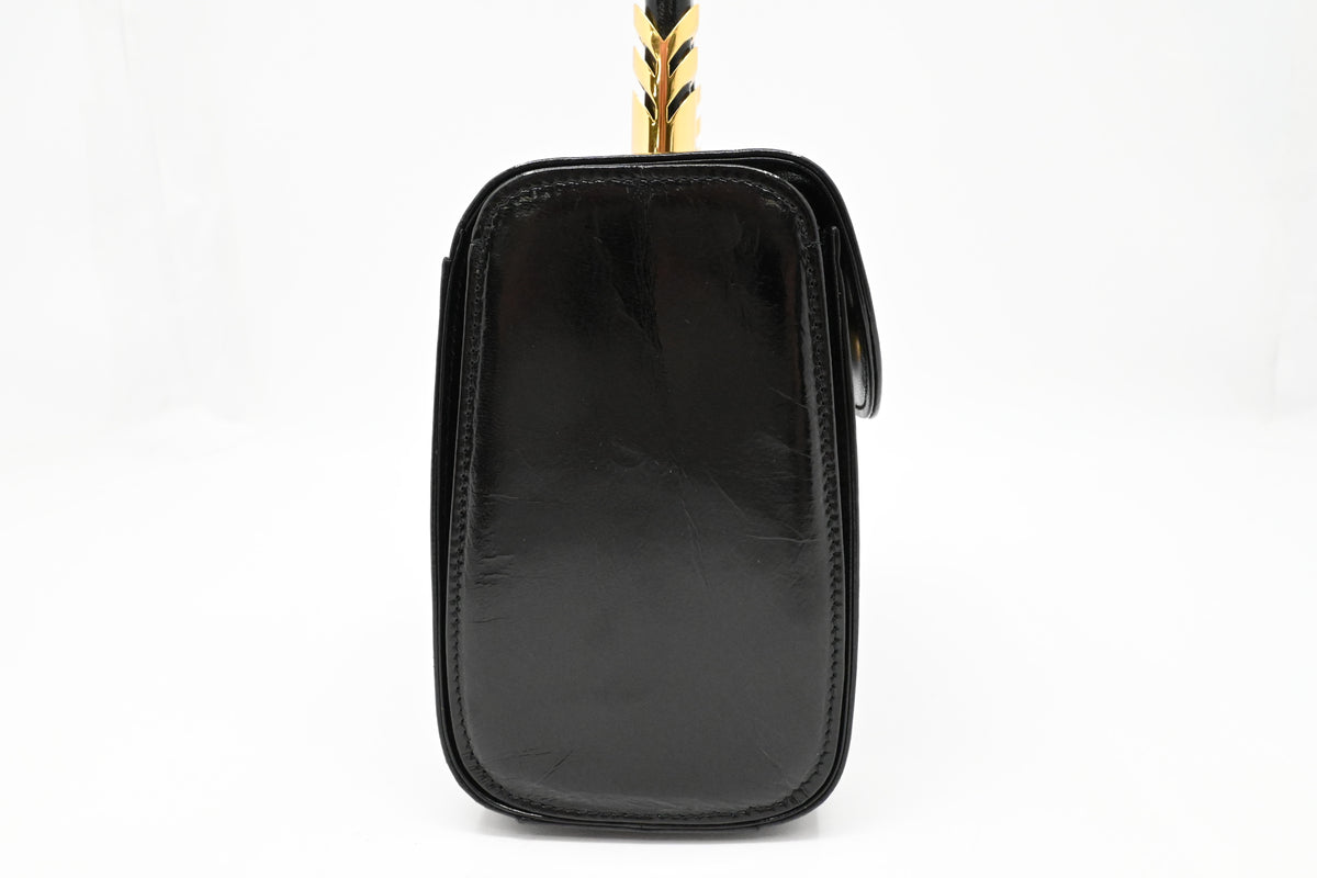 Valentino Vanity in Black Leather
