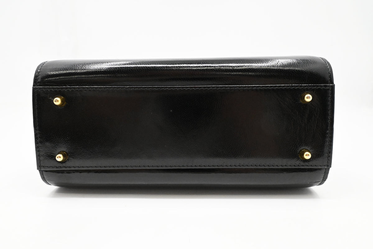 Valentino Vanity in Black Leather