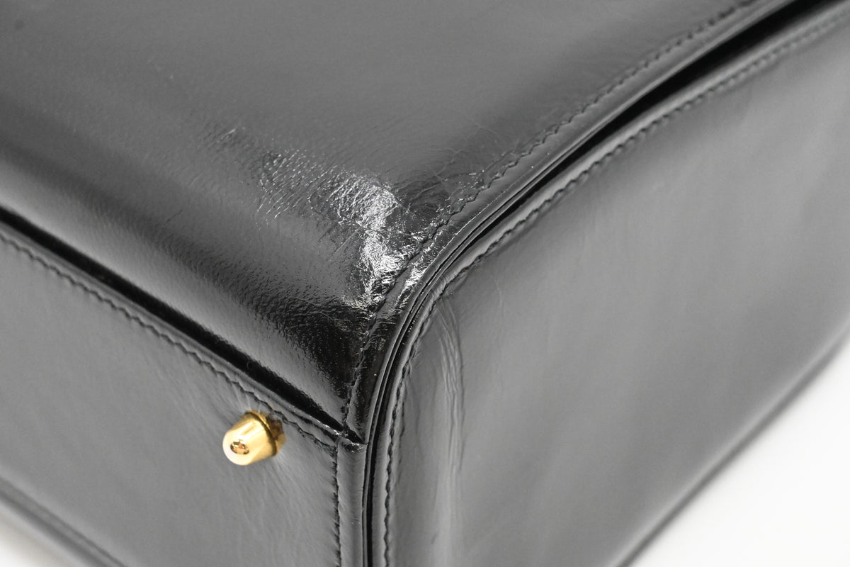 Valentino Vanity in Black Leather