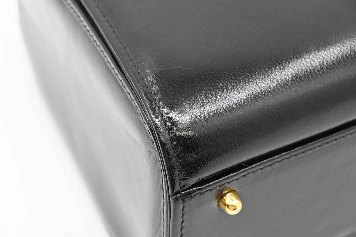 Valentino Vanity in Black Leather