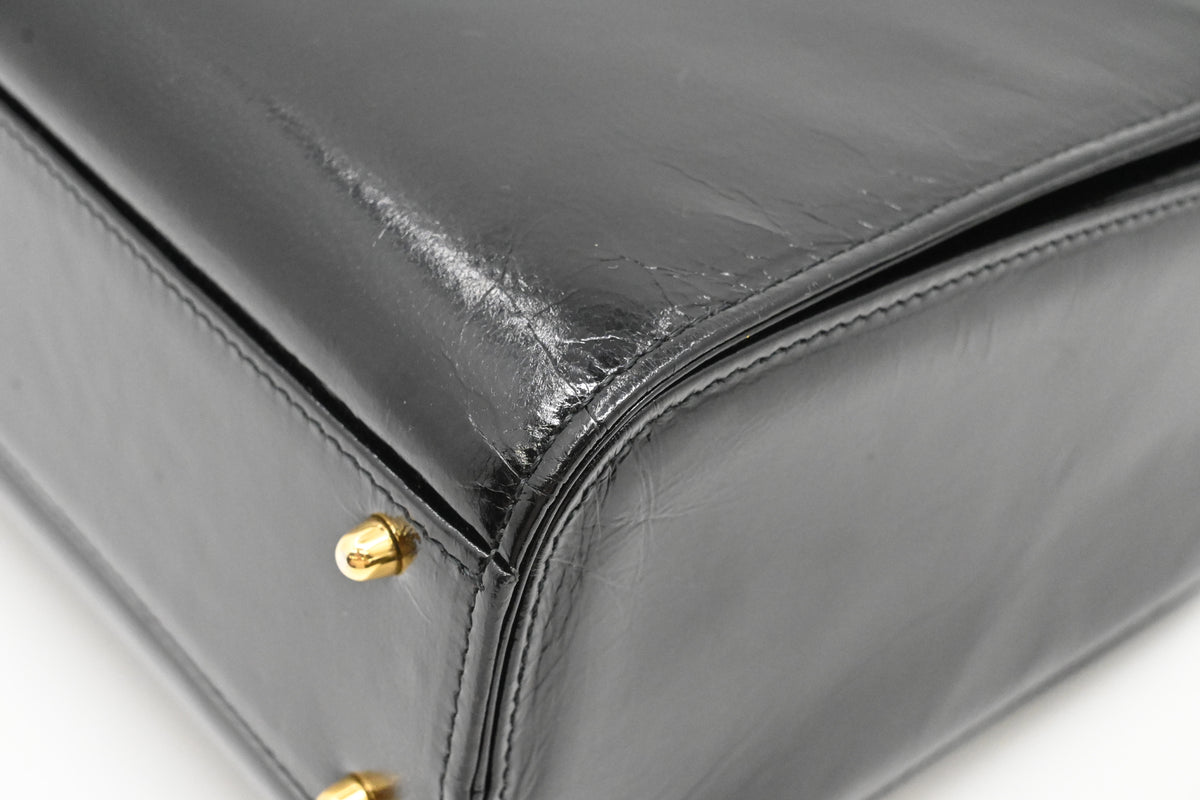 Valentino Vanity in Black Leather