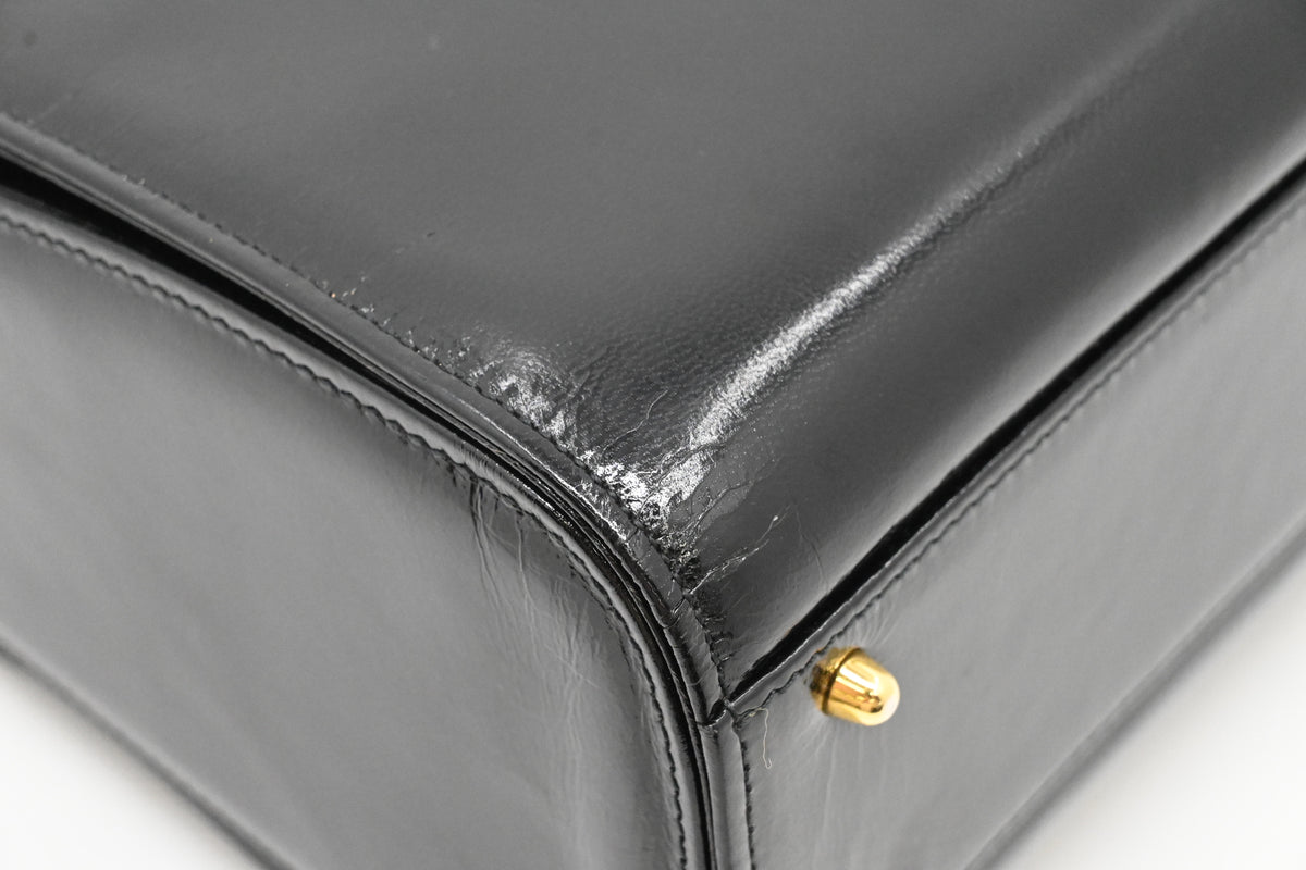 Valentino Vanity in Black Leather