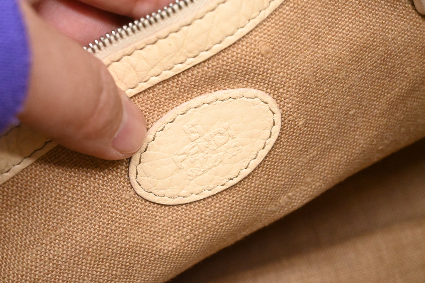 Fendi Selleria Crossbody in Cream Leather