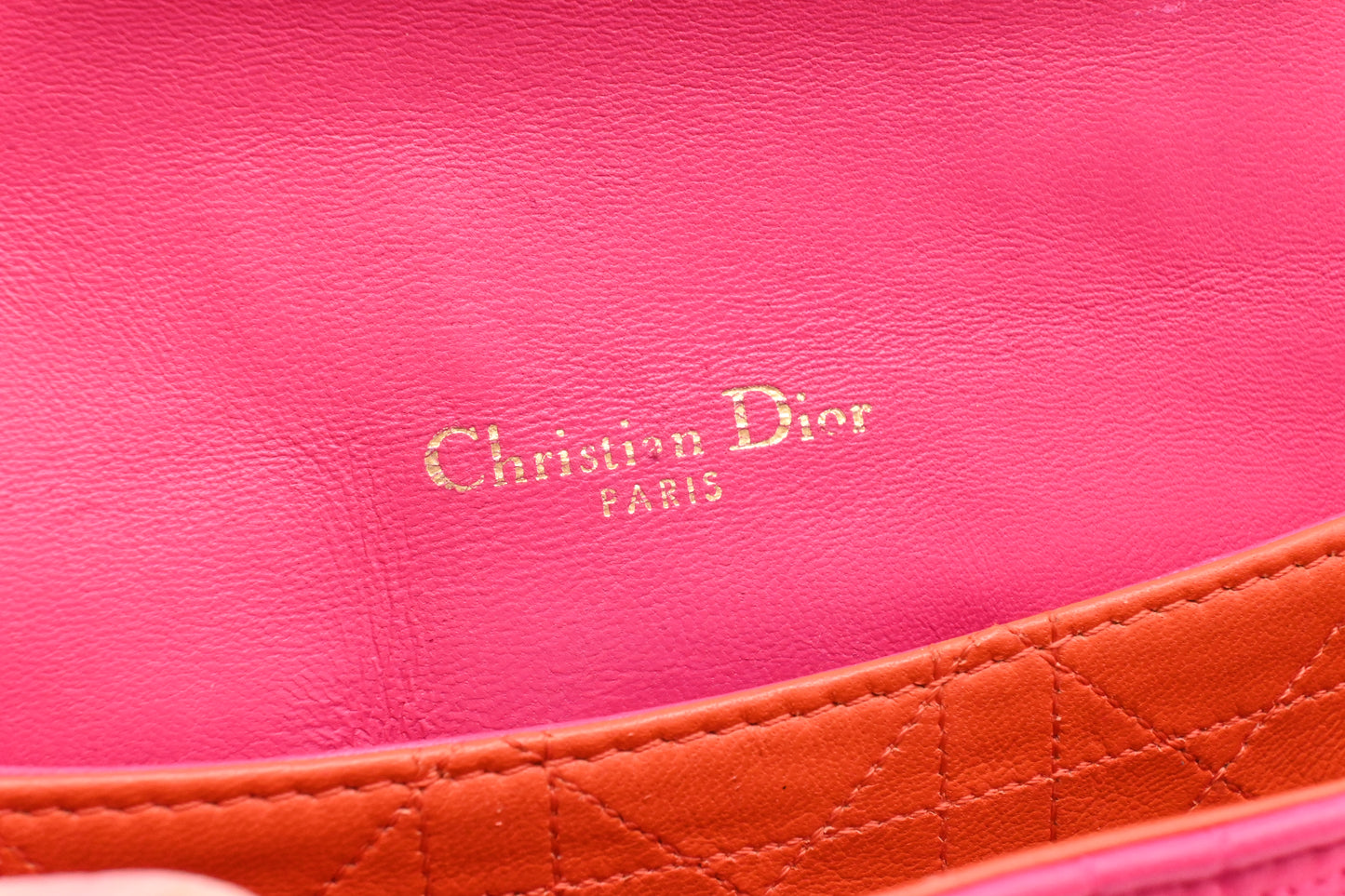Dior Miss Dior Promenade in Pink Cannage Leather