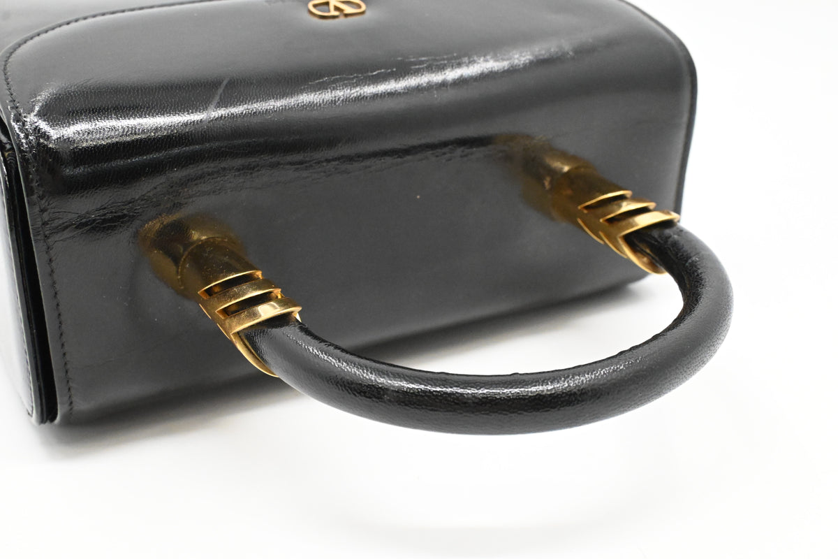 Valentino Vanity in Black Leather