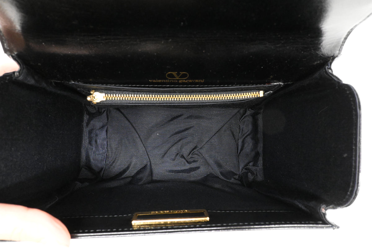 Valentino Vanity in Black Leather