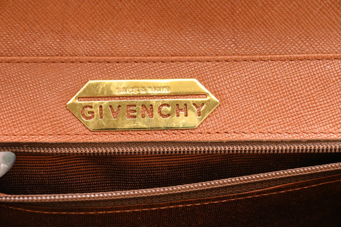 Givenchy Top Handle Bag in Brown Leather