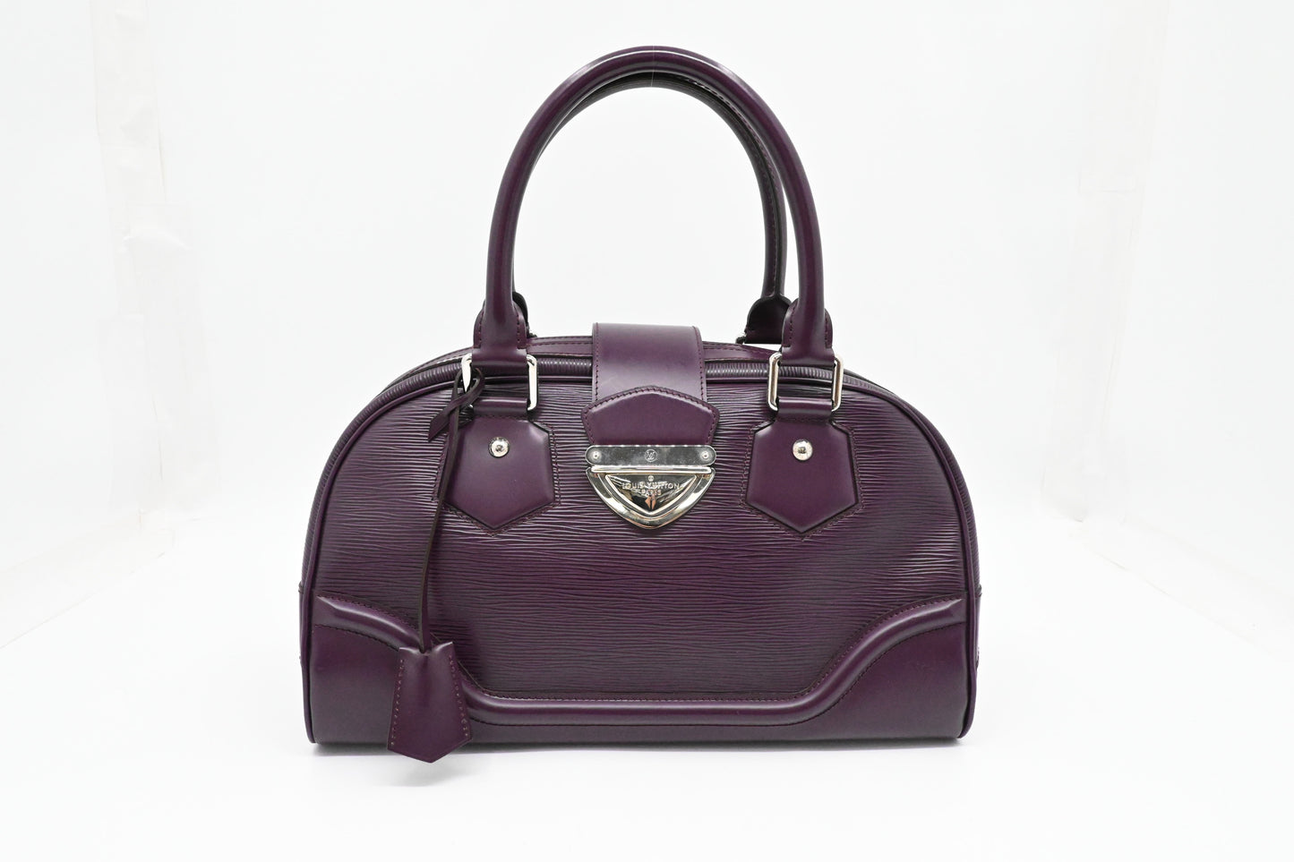 Louis Vuitton Bowling Montaigne GM in Purple Epi Leather