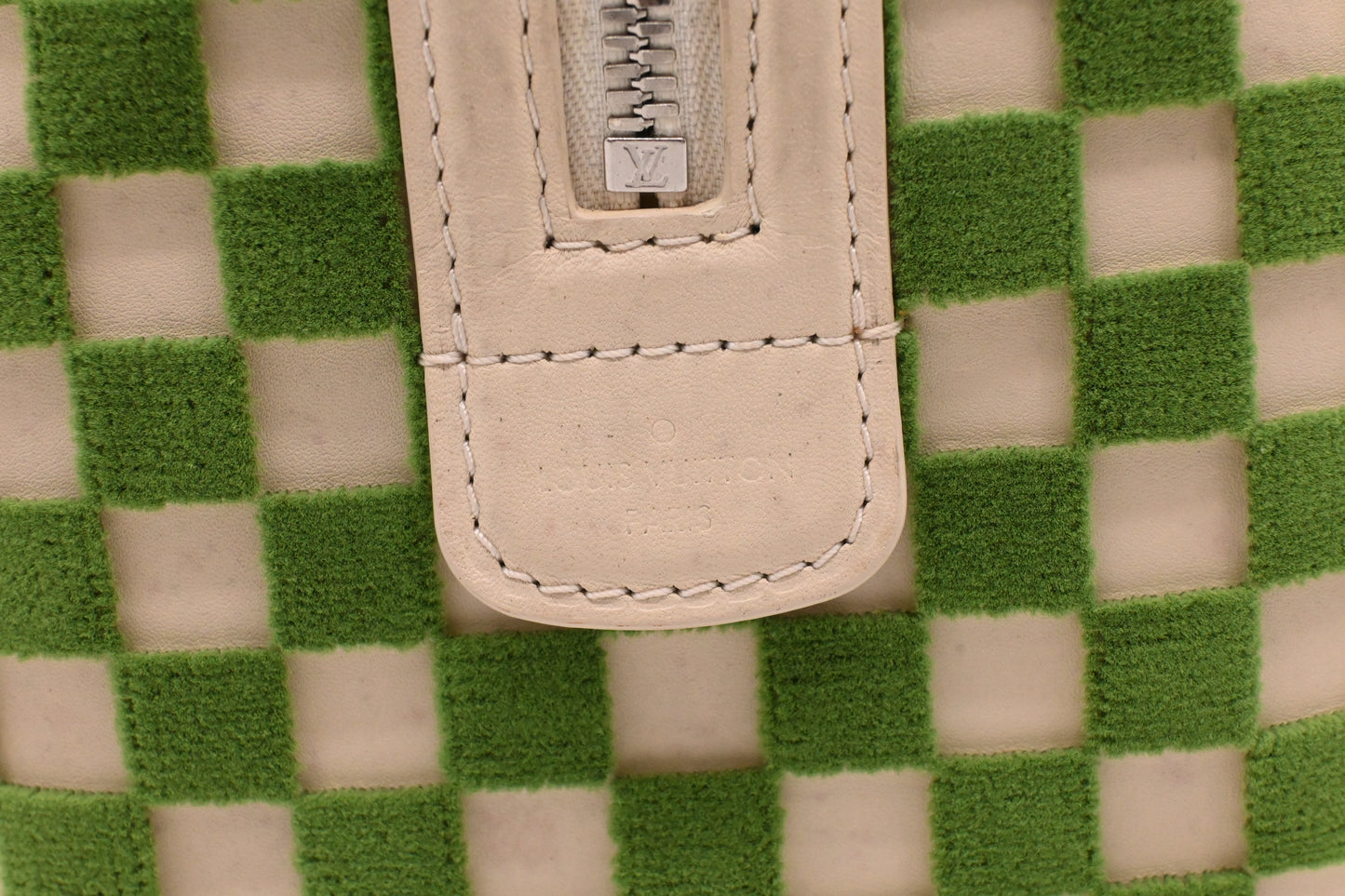 Louis Vuitton Speedy Cube in Green and Beige Damier Cubic Leather