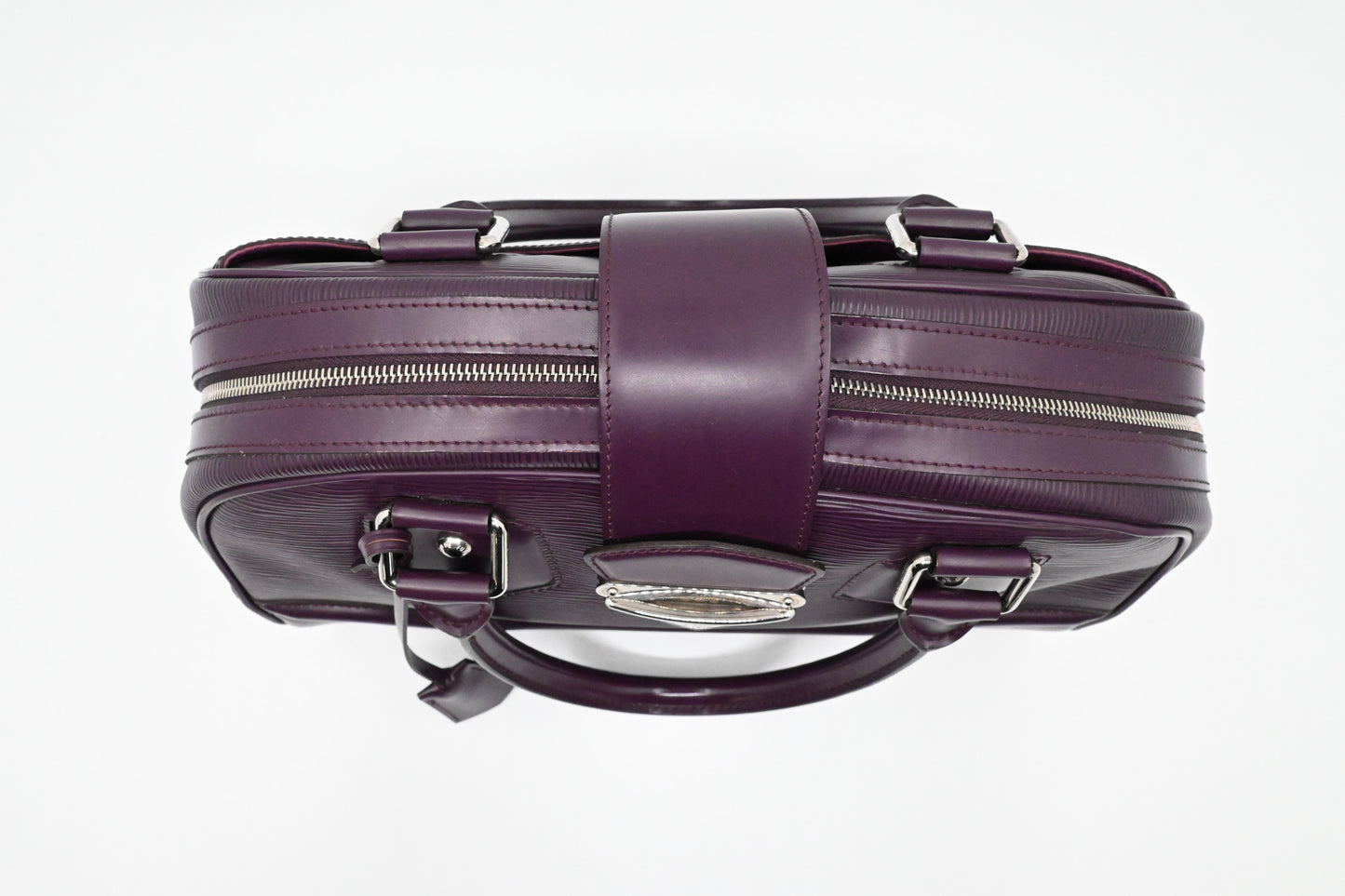 Louis Vuitton Bowling Montaigne GM in Purple Epi Leather