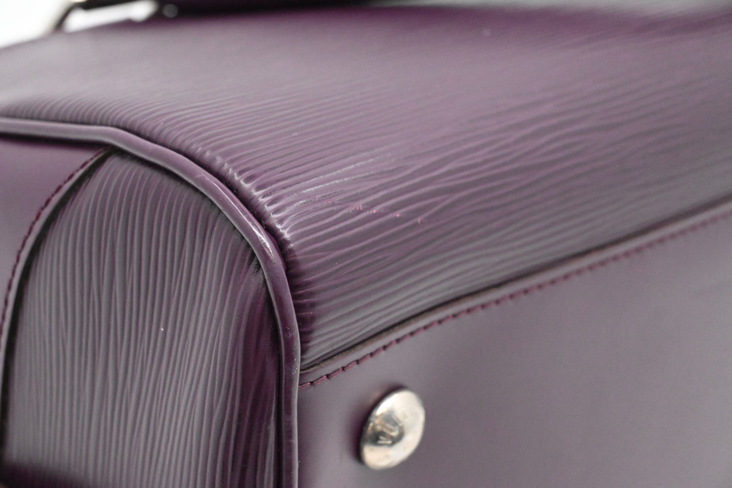 Louis Vuitton Bowling Montaigne GM in Purple Epi Leather